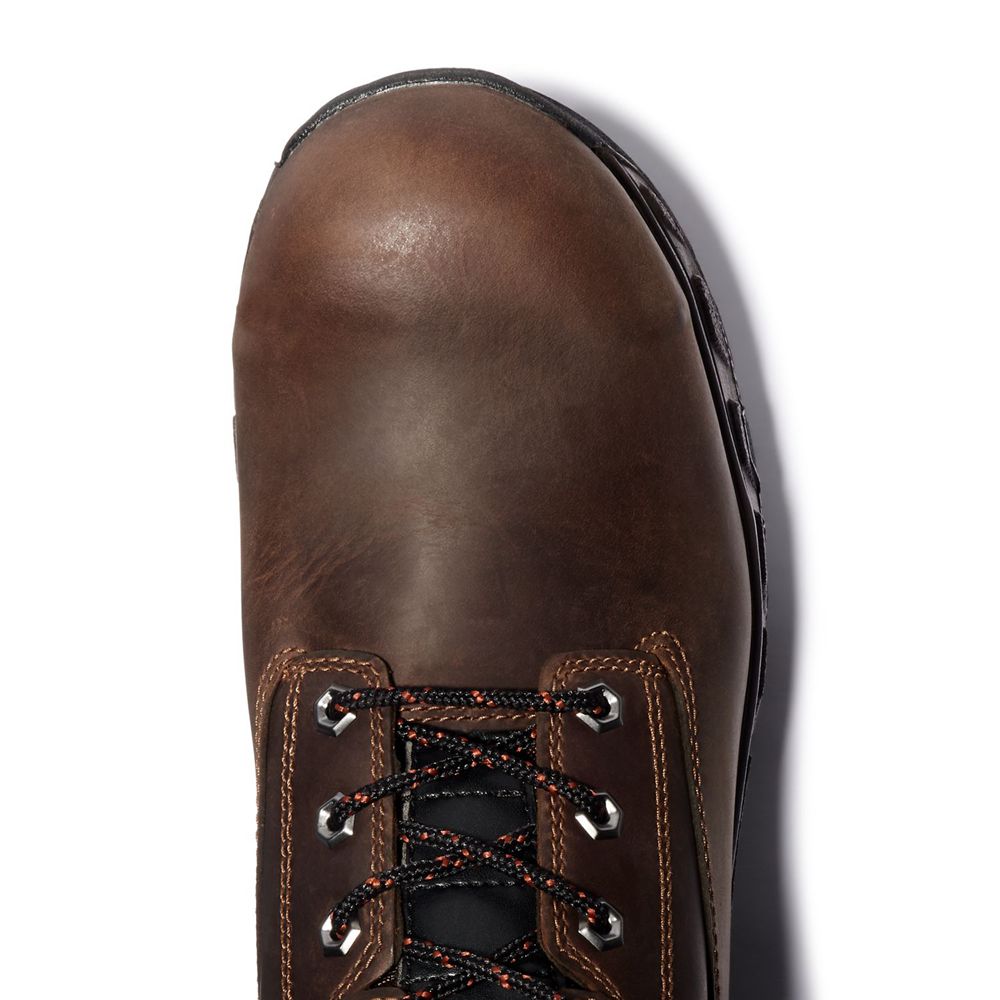 Botas de Trabajo Timberland Hombre Pro® Workstead 6\" Comp Toe Marrones - Chile AXV-850412